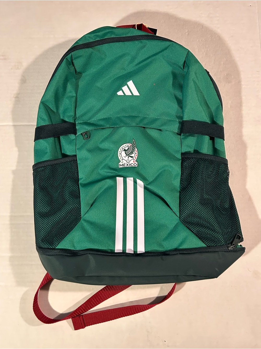 Official Adidas Mexico National Team 2026 Backpack Green FMF Soccer Bag KD1769